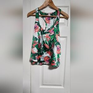 Victoria's Secret Floral Pajama Tank Top SZ Small